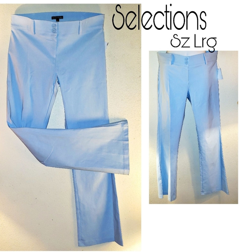 Selections flare leg pants. Sz Lrg (36"/32")